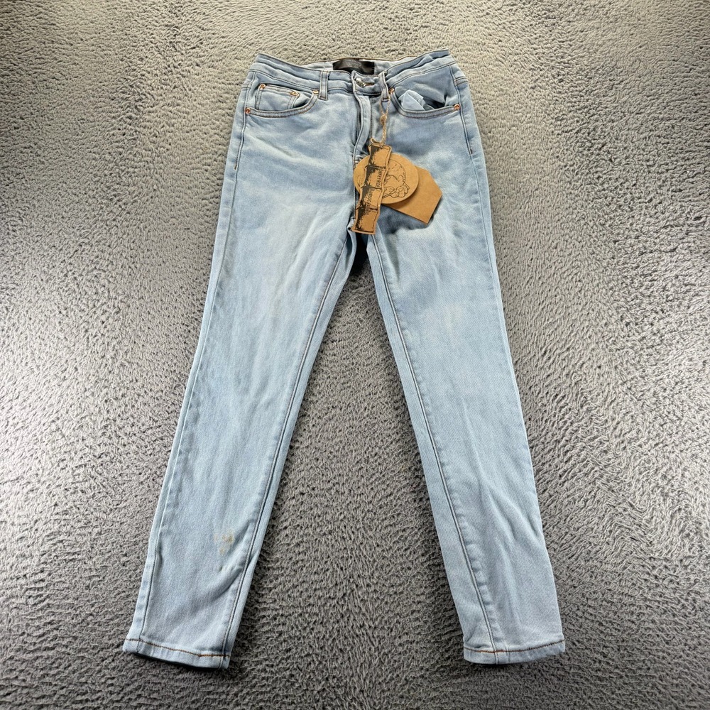 Monkey Ride Jeans Women 5 Blue Denim Bamboo Fabric Cotton Skinny Stretch